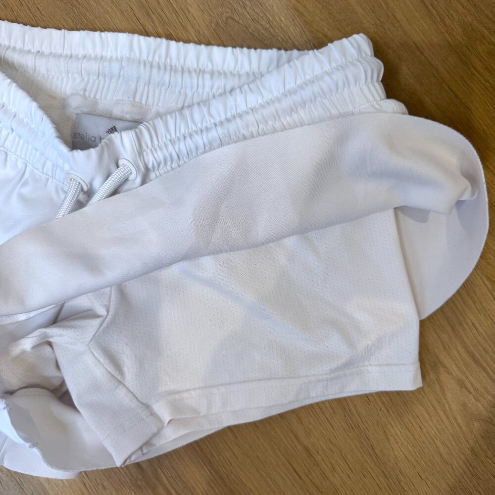 Stella McCartney x adidas Barricade Shorts • White M • Tennis Golf Pickleball • - Picture 5 of 16